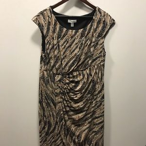 Dress Barn 18 animal print sheath dress NWOT